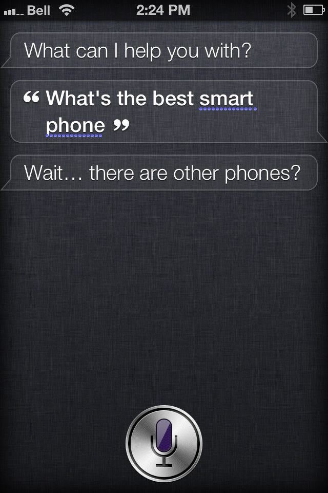 Siri smartphone